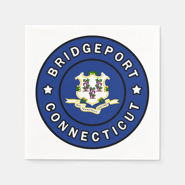 Bridgeport Connecticut Napkin (Front)