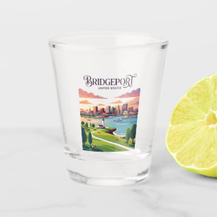 Bridgeport Connecticut Shot Glass