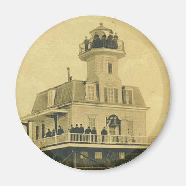 Bridgeport Harbour Lighthouse Magnet (Front)