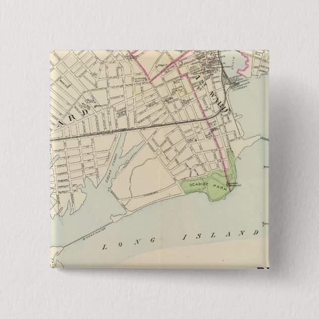 Bridgeport, south 15 cm square badge (Front)