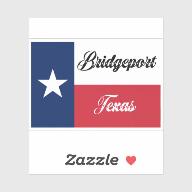 Bridgeport TX Flag (Sheet)
