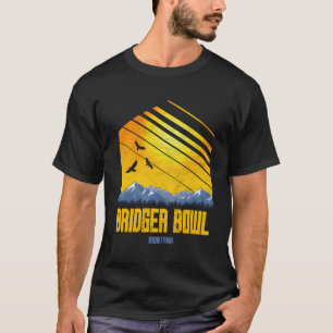 Bridger Bowl Montana Mountains Hiking Camg T-Shirt