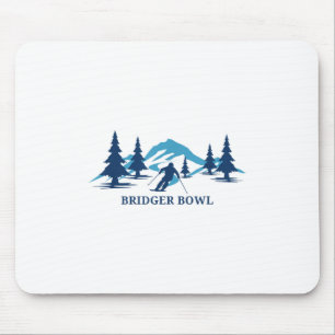 Bridger Bowl Montana Ski Resort Skiing Skier _1 Mouse Mat
