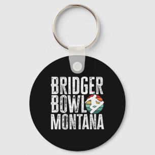 Bridger Bowl Montana Snowboarding Snowboard Snowbo Key Ring