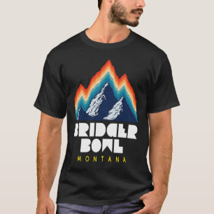 Bridger Bowl Montana USA Ski Resort BACK PRINT 5 T-Shirt