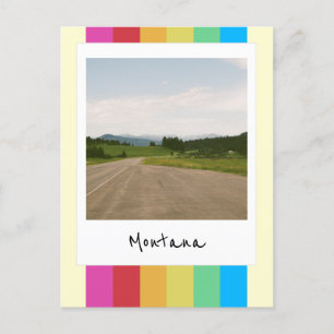Bridger Canyon Retro Instant Camera Postcard