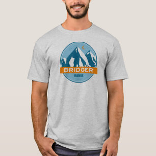 Bridger Range Montana Stars Moon T-Shirt