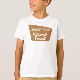 Bridger-Teton National Forest (Sign) T-Shirt