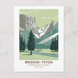 Bridger Teton National Forest Upper Green River Postcard