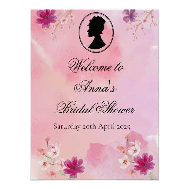 Bridgerton Bridal Shower Poster (Front)