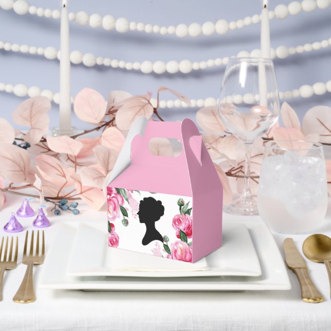 BRIDGERTON FLORAL BRIDAL SHOWER FAVOUR BOX (Wedding)