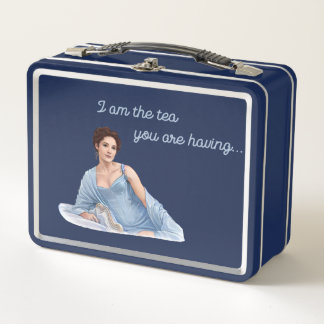 Bridgerton inspired metal lunch box