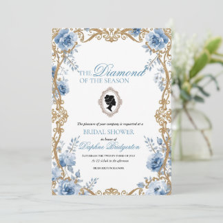 Bridgerton The diamond of the season bridal shower Invitation