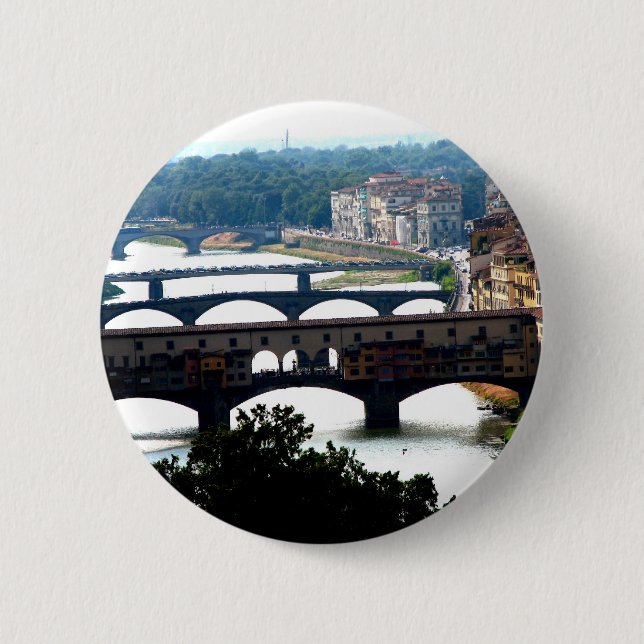 Bridges 6 Cm Round Badge (Front)
