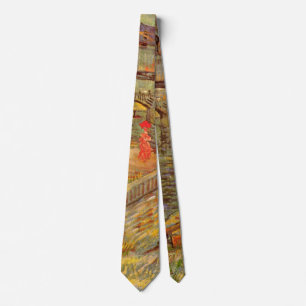 Bridges Across Seine, Asnieres by Vincent van Gogh Tie