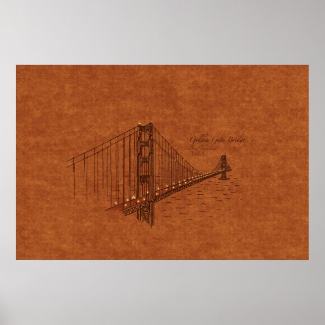 Bridges: Golden Gate, USA Poster (Front)