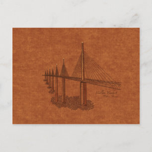 Bridges: Millau Viaduct, France Postcard