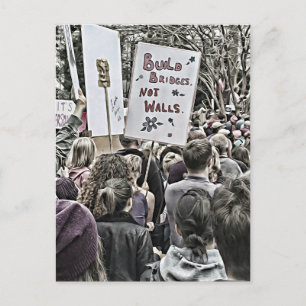Bridges, Not Walls Postcard