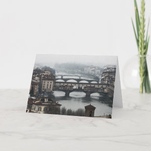 Bridges of Florence, Italy Card