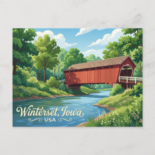 Bridges of Madison County USA Postcard