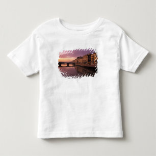 Bridges over the Arno River at sunset, Toddler T-Shirt
