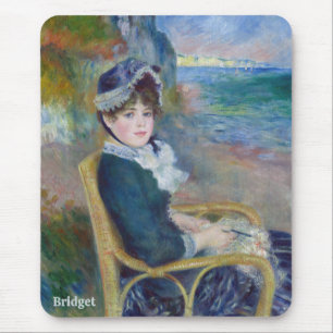 BRIDGET ~ By the Seashore ~ Auguste RENOIR 1883 ~  Mouse Mat