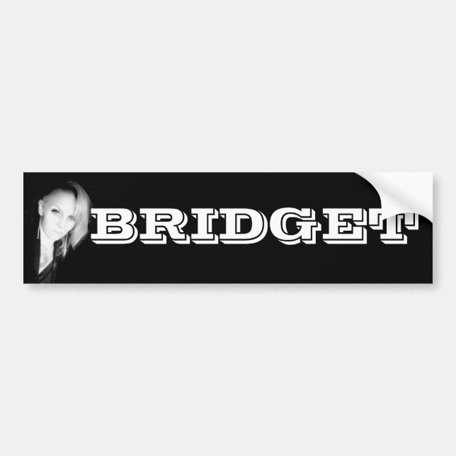 BRIDGET EVANS BUMPER STICKER (Front)