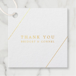 Bridget Geometric Modern Wedding Favour Tags