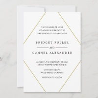 Bridget Geometric Modern Wedding