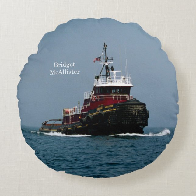 Bridget McAllister round pillow (Front)