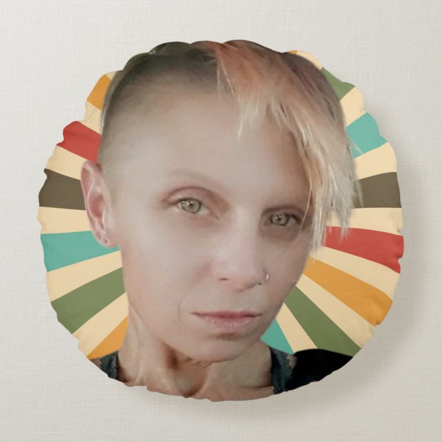 Bridget Round Pillow (Front)