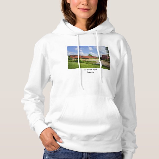 Bridgeton Bridge And Mill Hoodie (Front)