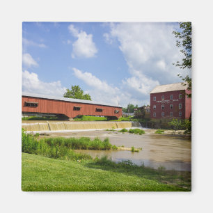 Bridgeton Bridge And Mill Magnet