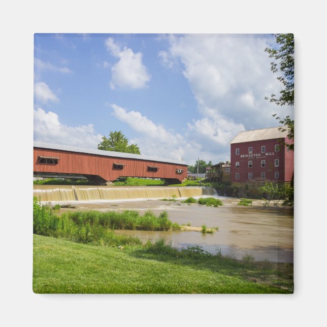 Bridgeton Bridge And Mill Magnet (Front)