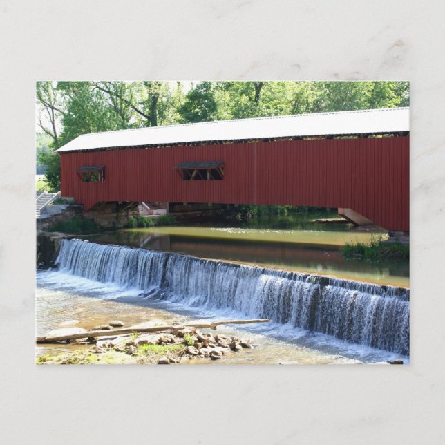 Bridgeton Covered Bridge Postcard (Front)