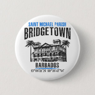 Bridgetown 6 Cm Round Badge
