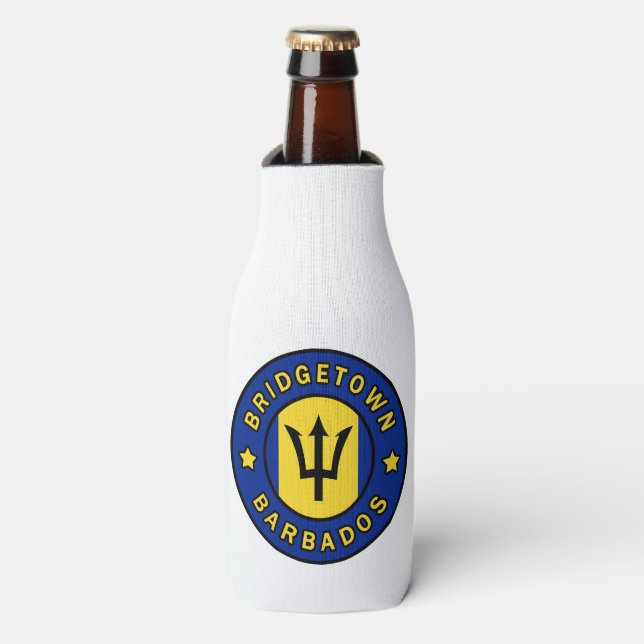 Bridgetown Barbados Bottle Cooler (Bottle Front)