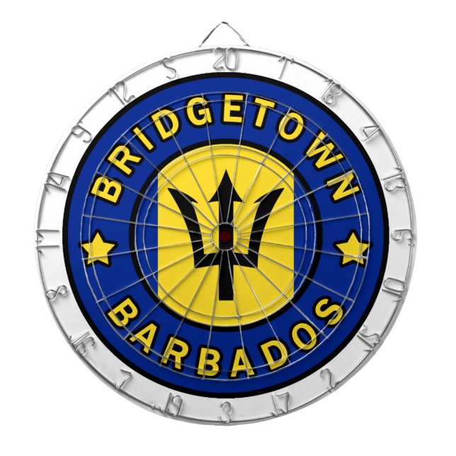 Bridgetown Barbados Dartboard (Front)