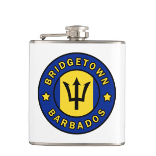 Bridgetown Barbados Hip Flask