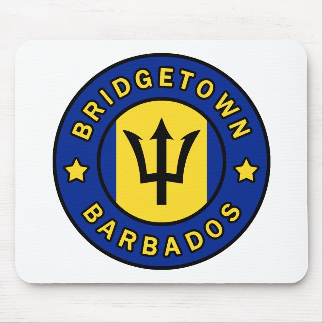 Bridgetown Barbados Mouse Mat (Front)