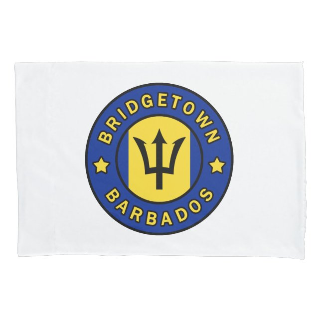 Bridgetown Barbados Pillowcase (Front)