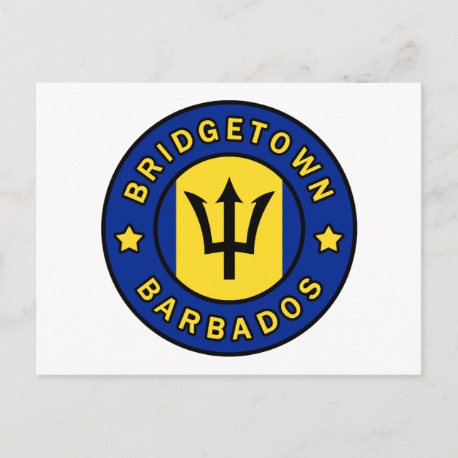 Bridgetown Barbados Postcard (Front)