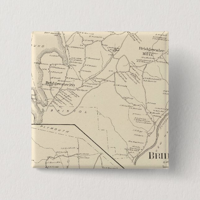 Bridgewater, Hebron 15 Cm Square Badge (Front)