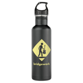 Bridgework “Musician Crossing” Stainless Steel Wat 710 Ml Water Bottle