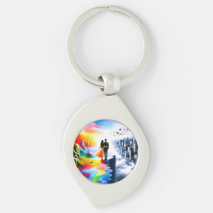 Bridging Worlds of Reality and Dreams Key Ring