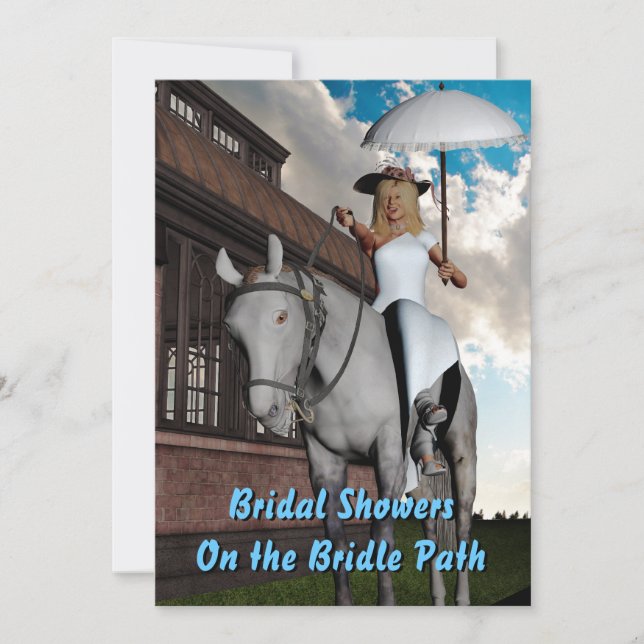 Bridle Bridal Shower Invite (Front)