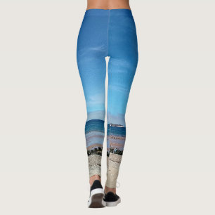 Bridlington beach leggings