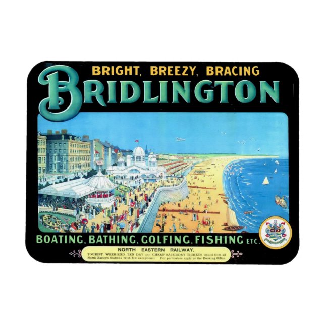 Bridlington by the Sea Magnet (Horizontal)