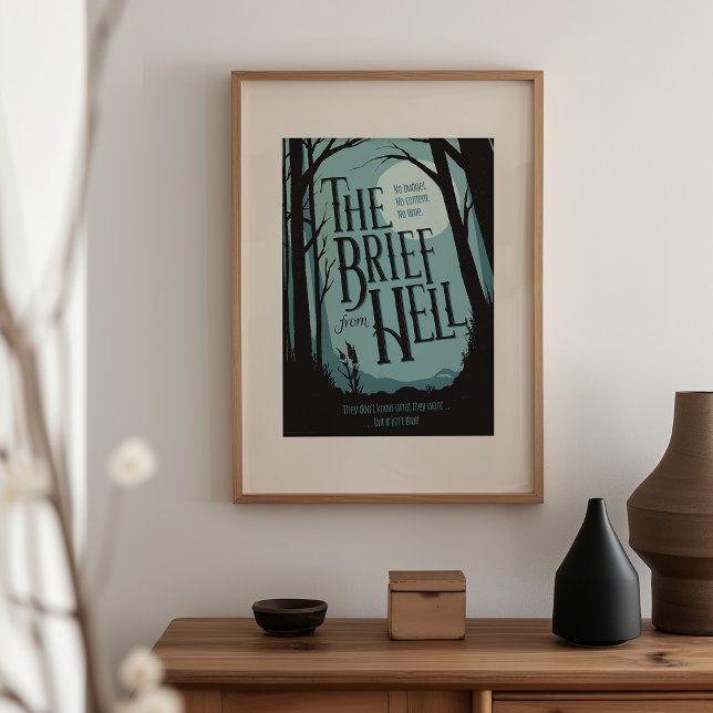 Brief from Hell - Vintage horror movie poster (Creator Uploaded)