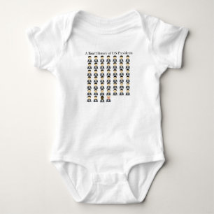 Brief History of US Presidents Baby Bodysuit